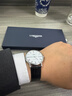 浪琴（LONGINES）時(shí)尚系列 男士牛皮革表帶+精鋼鍍銠表扣L682122618 曬單實(shí)拍圖