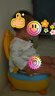 洽苒【日本】兒童馬桶坐便輔助器0-3-6歲嬰幼兒專用如廁訓練座便圈 檸檬黃【PU軟墊】0-6歲用 曬單實拍圖