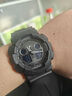 卡西歐（CASIO）G-SHOCK 黑武士雙顯大表盤(pán)運動(dòng)防水手表 黑夜騎士 GA-100-1A1DR 曬單實(shí)拍圖