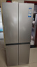 海爾（Haier）400升以上雙開(kāi)門(mén)嵌入式T型電冰箱家用無(wú)霜雙變頻雙循環(huán)十字對開(kāi)四開(kāi)多門(mén)節能超薄家用超大容量冰箱 【一級能效-三檔變溫-DEO凈味保鮮】 曬單實(shí)拍圖