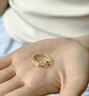 中國黃金（CHINA GOLD）桃花黃金戒指女士花型足金花朵指環(huán)首飾教師節生日禮物送老婆女友 桃花戒指 約2.7g 曬單實(shí)拍圖