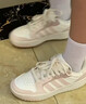 adidas ENTRAP美式校園風(fēng)運動(dòng)少年感復古籃球風(fēng)板鞋男女阿迪達斯   白色/粉色   37 曬單實(shí)拍圖