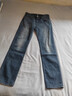 Lee25秋冬新品723修身中腰直筒復古深藍色男牛仔褲 31  深藍色  曬單實(shí)拍圖