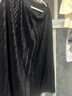 紫涵不規則拼接半身長(cháng)裙女冬季復古森系百搭文藝時(shí)尚顯瘦 黑色 L 曬單實(shí)拍圖