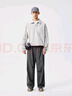 熊貓·本休閑褲男寬松長(cháng)褲25年秋冬升級防潑水分割休閑登山褲百搭直筒褲 碳灰色 XL 曬單實(shí)拍圖