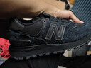 NEW BALANCE NB官方25新款男鞋女鞋復古百搭舒適低幫厚底休閑鞋574LG系列 黑色 U574LGMT 41.5 (腳長(cháng)26cm) 曬單實(shí)拍圖