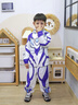 ULTRAMAN奧特曼衣服男童加絨加厚發(fā)光冬裝兒童賽羅男孩冬季套裝蜘蛛俠童裝 【無(wú)限賽羅】（發(fā)光眼鏡胸燈） 120 【建議身高110-120cm】 曬單實(shí)拍圖