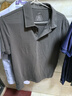 拇指白小T【冰玉POLO】25春夏新品短袖POLO衫男士涼感抗菌翻領(lǐng)半袖上衣 【舒爽涼感】深灰 L 曬單實(shí)拍圖