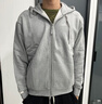 adidas休閑舒適寬松加絨連帽夾克外套男女秋冬阿迪達斯官方輕運動(dòng)   中麻灰   L 曬單實(shí)拍圖