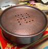 清沁堂手工心印錘紋壺承干泡臺茶盤(pán)功夫茶具托盤(pán)茶臺茶海加厚純銅 心印錘紋壺承19CM 曬單實(shí)拍圖