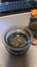 匠序 墩墩杯玻璃矮款茶杯家用茶水分離杯辦公室咖啡杯帶恒溫寶 胡桃木杯墊（9.5*9.5cm） 曬單實(shí)拍圖