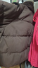 茵曼2025秋冬女裝新款羊羔毛領(lǐng)牛角扣厚羽絨服保暖短款面包服外套 深咖色 S 155-162cm /95-110斤 曬單實(shí)拍圖