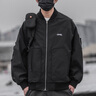 JEEP吉普軍綠夾克男士休閑工裝外套2025年秋季新款棒球服領上衣男 黑色 XL 曬單實拍圖