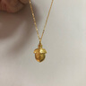 世紀(jì)緣黃金吊墜女小寶劍福瑞寶物龍紋足金墜子守護(hù)送女友生日禮物 3.62g【贈(zèng)金色925銀鏈】 曬單實(shí)拍圖