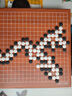 云子（yunzi）圍棋B型單面凸國寶新云子檀木色棋墩+檀木色楠竹罐云子圍棋套裝 曬單實(shí)拍圖
