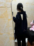 CTOX軟妹可愛(ài)毛毛耳朵連帽衛衣女2025秋冬季韓版甜美慵懶風(fēng)寬松外套 藏藍色加絨 L 100-115斤 曬單實(shí)拍圖