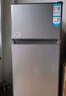 海爾（Haier）冰箱小型二門辦公室迷你小冰箱節(jié)能直冷家用租房家電冷藏冷凍超薄雙開門省電小型冰箱 118升、360°立體制冷、低溫補償 曬單實拍圖