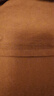 無印良品（MUJI）女式 雙股天竺編織法國袖T恤上衣打底衫內(nèi)搭女裝25年夏季BB2RPA5S 磚紅色 M (160/84A) 曬單實(shí)拍圖
