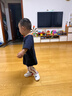 卡特兔寶寶學(xué)步鞋秋季小K盾機能鞋男女童寶寶幼兒園小白鞋嬰兒鞋X3CE016 曬單實(shí)拍圖