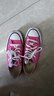 匡威（Converse）官方 All Star男女低幫帆布鞋西瓜紅玫紅色A06569C A06569C 36.5 曬單實拍圖