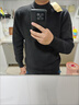 特級加絨含精紡羊毛毛衣男士保暖針織衫半高領(lǐng)加厚加絨打底保暖衣 黑色-半高領(lǐng) 加絨 熱賣(mài)最后25單 2XL 建議135-150斤 曬單實(shí)拍圖