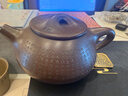 藏壺天下宜興紫砂壺純手工刻繪心經(jīng)紫砂茶具原礦底槽清家用泡茶壺石瓢壺石瓢 250ml 曬單實(shí)拍圖