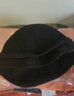 恒源祥女士漁夫帽秋冬季顯臉小羊毛呢盆帽法式復古赫本風(fēng)蝴蝶結禮帽優(yōu)雅 黑色 均碼 曬單實(shí)拍圖