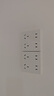 施耐德電氣錯位五孔插座十支裝 86型墻壁開關(guān)插座面板套裝 皓呈 奶油白色 曬單實拍圖