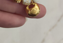 金小貅黃金吊墜女足金999胖福掛墜小胖坨福字項墜七夕情人節禮物送禮 0.5g,胖福吊墜【多退少補】 曬單實(shí)拍圖