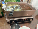 美的（Midea）電火鍋火鍋專用鍋多功能鍋料理烤肉鍋分體式多功能一體電鍋0氟鈦陶電煮鍋HGS352866S【國家補貼】 曬單實拍圖