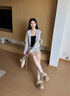 UGG秋季女士包頭厚底LOGO松緊帶休閑懶人毛毛鞋 1113474 MDSD | 芥菜籽色 36 曬單實(shí)拍圖
