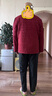 羅蒙ROMON品牌高端唐裝男中老年中式爸爸春秋款外套婚宴禮服老人秋裝爺爺套裝中國風(fēng)新品 酒紅色(單件上衣) 190/3XL 曬單實(shí)拍圖