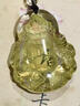 百洛奇天然黃水晶黃財神吊墜原石精雕開(kāi)運招財佛牌項鏈掛件男女護身符 40x30毫米左右 曬單實(shí)拍圖