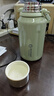 富光拾喜（FUGURNG BESTJOY）保溫杯保冷壺316不銹鋼大容量水杯學(xué)生便攜提手杯子綠色1200ml 曬單實(shí)拍圖