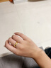 曼舒愛(ài)黃金戒指足金999光面金戒指活口黃金對戒黃金戒指男士金戒指實(shí)心 金重約4.7克（面寬約5mm）） 曬單實(shí)拍圖