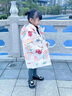 G.DUCKKIDS女童羽絨服中長(cháng)款加厚2025冬季新款洋氣兒童外套白鴨絨中小童冬裝 彩虹粉色 100 建議身高90-100cm3-4歲 曬單實(shí)拍圖