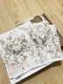 B·W FOREST法式蕾絲刺繡性感聚攏背心式魚骨文胸外穿純欲收副乳大胸顯小套裝 灰藍(套裝) S 推薦70A/70B 曬單實拍圖