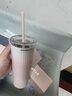 星巴克（Starbucks）星杯系列漸變不銹鋼吸管杯“薯條杯”保溫杯473ml男女士送禮 粉色漸變款不銹鋼吸管杯473ml 曬單實拍圖