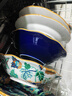 墨色中式碗碟套裝家用新款碗盤子餐具禮盒喬遷新居禮物碗具整套36件套 曬單實拍圖