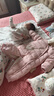 戴維貝拉（DAVE＆BELLA）新生兒羽絨連體衣嬰兒外出服女寶寶衣服0-6個(gè)月冬裝新款爬服哈衣 淺粉色【現(xiàn)貨】 90cm （建議身高80-90cm） 曬單實(shí)拍圖