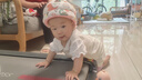 愛(ài)貝迪拉（AIBEDILA） 防摔帽嬰兒學(xué)步護頭防摔枕寶寶頭部保護墊兒童透氣防撞防摔神器 曬單實(shí)拍圖