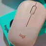 羅技（Logitech）M221輕音鼠標 無(wú)線(xiàn)鼠標 辦公鼠標 對稱(chēng)鼠標 帶無(wú)線(xiàn)微型接收器 茱萸粉 曬單實(shí)拍圖