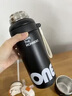 颯望德國雙飲保溫杯初高中男孩兒童上學(xué)專用學(xué)生高顏值運(yùn)動(dòng)水壺大容量 【抗菌316】運(yùn)動(dòng)黑600ML【一蓋三飲/可放書包 曬單實(shí)拍圖