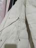 AEMAPE輕奢中長(cháng)款羽絨服女士2025冬季新款韓版修身白鴨絨淑女風(fēng)連帽外套 淺綠色 L 曬單實(shí)拍圖