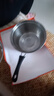 不銹鋼奶鍋不粘鍋小奶鍋無(wú)涂層熱牛奶煮泡面寶寶輔食鍋小湯鍋 單柄加厚帶蓋 20cm 曬單實(shí)拍圖