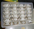 灣仔碼頭薺菜豬肉水餃1320g66只早餐食品速食面點(diǎn)生鮮速凍餃子 曬單實(shí)拍圖