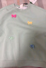 左西女童衛(wèi)衣秋季兒童上衣時髦2025新款秋裝女孩中大童衣服 綠色 150 曬單實拍圖