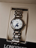 浪琴（LONGINES）趙麗穎推薦 瑞士手表 心月系列 月相石英鋼帶女表L81154876 曬單實(shí)拍圖