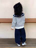 靚貝城堡女童海軍風衛(wèi)衣套裝春秋季洋氣女寶寶運動2025新款兩件套時髦秋裝 圖片色 120 曬單實拍圖