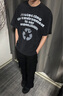 杜小閑cleanfit黑色工裝褲男款夏季美式高街直筒修身褲子大口袋微喇褲 黑色 XL [推薦120-140斤] 曬單實(shí)拍圖